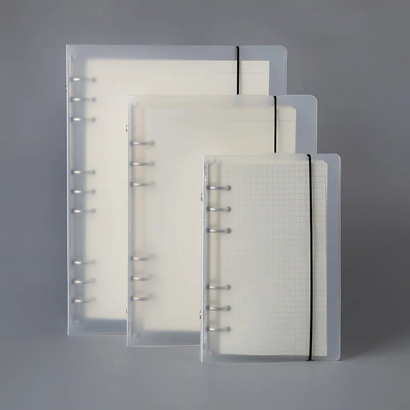 Diary 2026 A7 A6 A5 Transparent Loose Leaf Binder Notebook Inner Core Cover Note Book Journal Planner Office Stationery Supplies